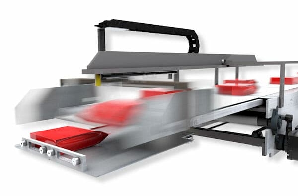 Transpositing conveyor